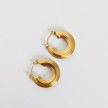 Load image into Gallery viewer, Gold plated Hoop Earrings
