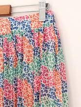 Load image into Gallery viewer, Multi Coloured Pleated Midi Skirt. Medium
