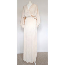 Load image into Gallery viewer, Vintage Cream Full Length Dress. Size 12
