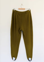 Load image into Gallery viewer, Olive Green Trousers with Stirrups Size 12
