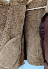 Load image into Gallery viewer, Brown Suede Effect Jacket. Size 12
