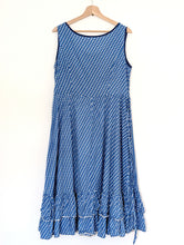 Load image into Gallery viewer, Pale Blue and White Polka Dot Dress. Size 16
