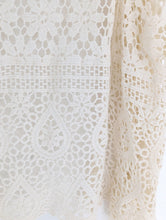 Load image into Gallery viewer, White Crochet Waistcoat. Size 14
